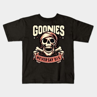 Goonies Never Say Die: Adventure Awaits with our Classic Goonies T-Shirt Kids T-Shirt